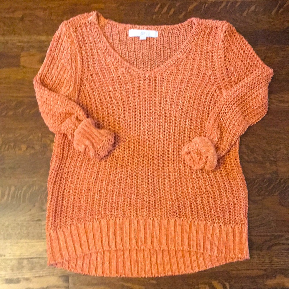 Loft Burnt Orange Sweater Size XS